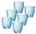 Produktbild: 6 Wassergläser / Whiskybecher 29cl Line Blau