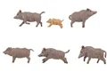 Produktbild: Faller 151925 Wildschweine Schwarzwild Bache Frischling Keiler 6 Figuren H0 Neu