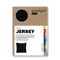 Produktbild: Schlafgut Easy Jersey Kissenbezug 80x80 cm Off-Black mit 100% Baumwolle, superweicher & atmungsaktiver Kopfkissenbezug