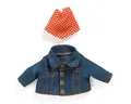 Produktbild: DJECO Puppenkleidung Pomea Jacke für Puppen von 32 cm mit Klettverschluss und Tuch