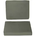 Produktbild: Outsunny Sitzkissen-Set für Draußen Polyester Dunkelgrau 56L x 52B x 7H cm