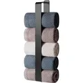 Produktbild: Badetuchhalter Klebe Edelstahl Schwarz 42cm Selbstklebend