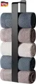 Produktbild: Selbstklebender Edelstahl Handtuchhalter bad Badezimmer Wandmontage Schwarz 42cm