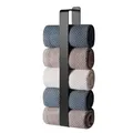 Produktbild: Handtuchhalter Bad Edelstahl Schwarz Selbstklebend Modern Ohne Bohren 42cm