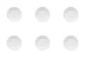 Produktbild: 6 x Frühstücksteller 19 cm - Rosenthal Maria Weiss - 10430-800001-10219 -