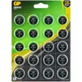 Produktbild: GP Knopfzelle Batteries CR2032, 220 mAh, Lithium, 20 Stück