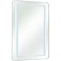 Produktbild: Xora Badezimmerspiegel Flächenspiegel, Glas, rechteckig, 50x70x3 cm, Made in Germany, feuchtraumgeeignet, in verschiedenen Größen erhältlich, Badezimmer, Badezimmerspiegel, Badspiegel