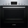 Produktbild: Bosch HEF113BS1 - Serie 2 Einbauherd mit 5 Jahre Garantie, Edelstahl, 3D Heissluft, 60 x 60 cm