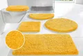 Produktbild: my home Badematte Sanremo, Badvorleger, Badezimmer Teppich, sehr weich, Höhe 30 mm, rutschhemmend beschichtet, fußbodenheizungsgeeignet, schnell trocknend, Polyester, rund, Badteppich, unifarben, rechteckig, rund & als 3-tlg. Set erhältlich