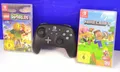 Produktbild: Original Nintendo Switch Controller und 2 Switch Spiele: Minecraft + Lego Worlds