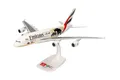 Produktbild: herpa 612180 – Airbus A380, Emirates „United for Wildlife“, Wings, Modell Flugzeug mit Standfuß, Flieger, Modellbau, Miniaturmodelle, Sammlerstück, Kunststoff, Snap Fit - Maßstab 1:250