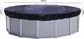 Produktbild: Solarplane Pool Rund Ø 420cm für Pools 320-366 cm Winterabdeckplane Poolabdeckung 200g/m² Schwarz