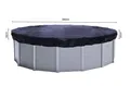 Produktbild: Quick Star Pool-Abdeckplane Poolabdeckung Rund 200g/m², Sommer & Winter Poolplane UV-Resistent