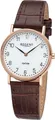 Produktbild: Regent Quarzuhr Regent Damen Armbanduhr Analog, (Analoguhr), Damen Armbanduhr rund, extra groß (ca. 33mm), Lederarmband