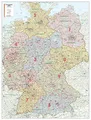 Produktbild: Postleitzahlenkarte Deutschland als Poster: 1:700.000, Format ca. 100 x 140cm, mattes Papier