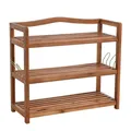 Produktbild: Holz Schuhregal Schuhschrank Schuhablage Holzregal Schrank Ablage Akazie Massiv