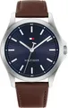 Produktbild: Tommy Hilfiger 1710669 Herren Uhr Herrenuhr Edelstahl Brown Leder Braun Neu