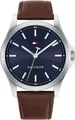 Produktbild: TOMMY HILFIGER Quarzuhr BRUCE 1710669 Armbanduhr Herrenuhr Lederarmband