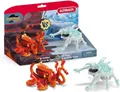 Produktbild: Schleich 70826 - Eldrador Creatures, Eiskäfer vs. Feuerkrake, Spielset