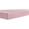 Produktbild: Kneer Spannbettlaken Exclusive-Stretch, Jersey-Elasthan, Gummizug: rundum, (1 Stück), optimaler Sitz rosa 90-100 cm x 190-220 cm