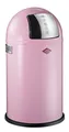Produktbild: WESCO Pushboy Junior Abfalleimer 22l pink Stahlblech Ø35x63cm