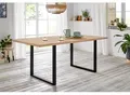 Produktbild: Esstisch FORTE, braun (artisan eiche, schwarz), B:160cm H:74,1cm T:90cm, Tische, Esstisch, Breite 160 cm, Kufengestell im Industrial Look