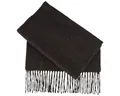 Produktbild: Breiter Wollschal, Weich/Cashmere100%/Fransenschal Uni-Farbe