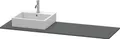 Produktbild: Duravit XSquare Konsole, 1 Ausschnitt links, 1600x16x550mm, XS060HL4949