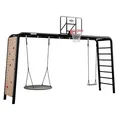 Produktbild: BERG PlayBase Extra Large TL Black »Ultimate-Set« inkl. Nestschaukel, Basketballkorb, Schaukelsitz und Kletterwand
