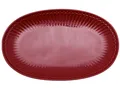 Produktbild: Greengate Servierteller Alice Teller oval claret red 23 cm, Steinzeug, (Frühstücksteller)