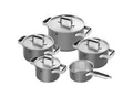 Produktbild: Zwilling Kochtopfset Zwilling Pure, Grau, Metall, 5-teilig, 16 cm,20 cm,16 cm, rund, backofengeeignet, Kochen, Töpfe, Topfsets