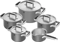 Produktbild: ZWILLING Pure Kochgeschirrset 5-tlg. 18/10 Edelstahl Grau