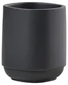 Produktbild: Zone Denmark Time Zahnputzbecher, Zahnbürstenhalter fürs Badezimmer, Durchm. 8 cm, Höhe 9,8 cm, Schwarz