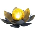 Produktbild: Led Solar Außen Lampe Lotus Blume Garten Beleuchtung Seerosen Design Leuchte 25 Cm Globo 33532