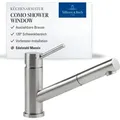 Produktbild: Villeroy Und Boch Küchenarmatur Como Window 925800lc 8,6 L/min, Umlegbar, Ausziehbar, Edelstahl Massiv