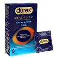 Produktbild: Durex Intensity XXL Kondome 8 Stück, extra groß, ohne Latex, Silikongel