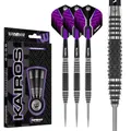 Produktbild: WINMAU Darts Kairos 24g 90% Professionelles Wolfram Dartpfeile-Set mit Stahlspitze mit Dart Flüge und Dartschäfte
