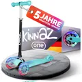Produktbild: kinnaz ONE, Premium Roller für Kinder ab 3 Jahre, faltbar, Höhe 5fach einstellbar, LED Räder, Ersatzteilservice, Diebstahlschutz, Kinderroller