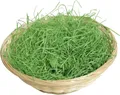 Produktbild: Bambuskorb mit Ostergras 20cm Durchschnitt 8cm Höhe Osterkorb Ostern Korb