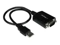 Produktbild: StarTech.com USB 2.0 auf Seriell Adapter - USB zu RS232 / DB9 Schnittstellen Konverter (COM)