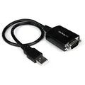 Produktbild: StarTech.com USB 2.0 auf Seriell Adapter - USB zu RS232 / DB9 Schnittstellen Konverter (COM) - Stecker / Stecker 0,3m