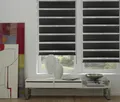 Produktbild: Gardinia EasyFix Doppelrollo schwarz 120 x 150 cm