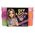 Produktbild: Depesche 14124 TOPModel - DIY Loom Bänder Set, Gummibänder in 6 Neonfarben und 5 gestreiften Varianten, inkl. 20 Haken, Loom-Rahmen, 2 Kunststoffnadeln und 3 Anhängern