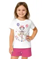 Produktbild: United Labels® Schlafanzug Disney - Minnie Mouse -Ride & Shine, Fahrrad & Luftballons, Set