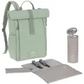 Produktbild: Lässig Wickelrucksack, Salbeigrün, Textil, 14.5x42x29 cm, Baby on Tour, Kinderwagen, Wickeltaschen & Wickelrucksäcke
