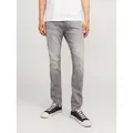 Produktbild: Jack & Jones Slim-fit-Jeans JJIGLENN – Jeans mit Stretch, niedriger Leibhöhe und Taschen Baumwollmischung, slim fit grau 29