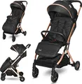 Produktbild: Lorelli Kinderwagen Myla, Reisebuggy mit Liegeposition, Baby Buggy mit Liegefunktion klein, Leicht, Nur 7 kg, Kinderbuggy klappbar bis 15kg, Schwarz
