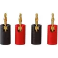 Produktbild: Dynavox Bananenstecker Kunststoff Vergoldet 4 Stück