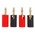 Produktbild: Dynavox Bananenstecker 4 Stück mit Schraubanschluss Bananen Stecker Bananas Set