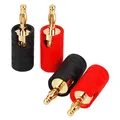 Produktbild: Dynavox Bananenstecker Set 4 Stück Bananen Stecker Bananas vergoldet HiFi